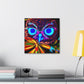 Neo-Owl Bloom - Canvas
