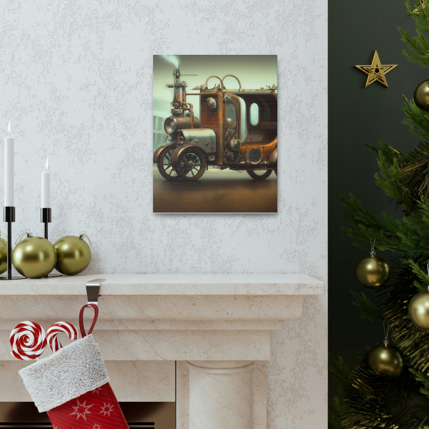 Steampunk Ride. - Canvas