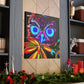 Neo-Owl Bloom - Canvas