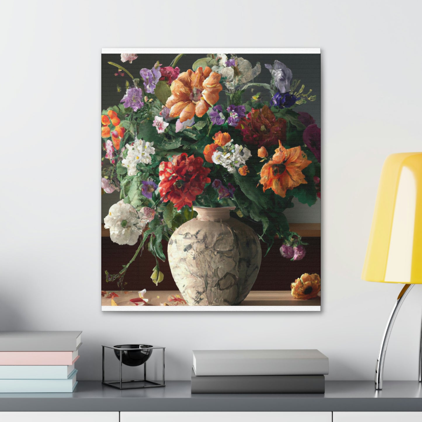 Vibrant Floral Bliss - Canvas