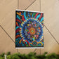 Vibrant Bloom. - Canvas