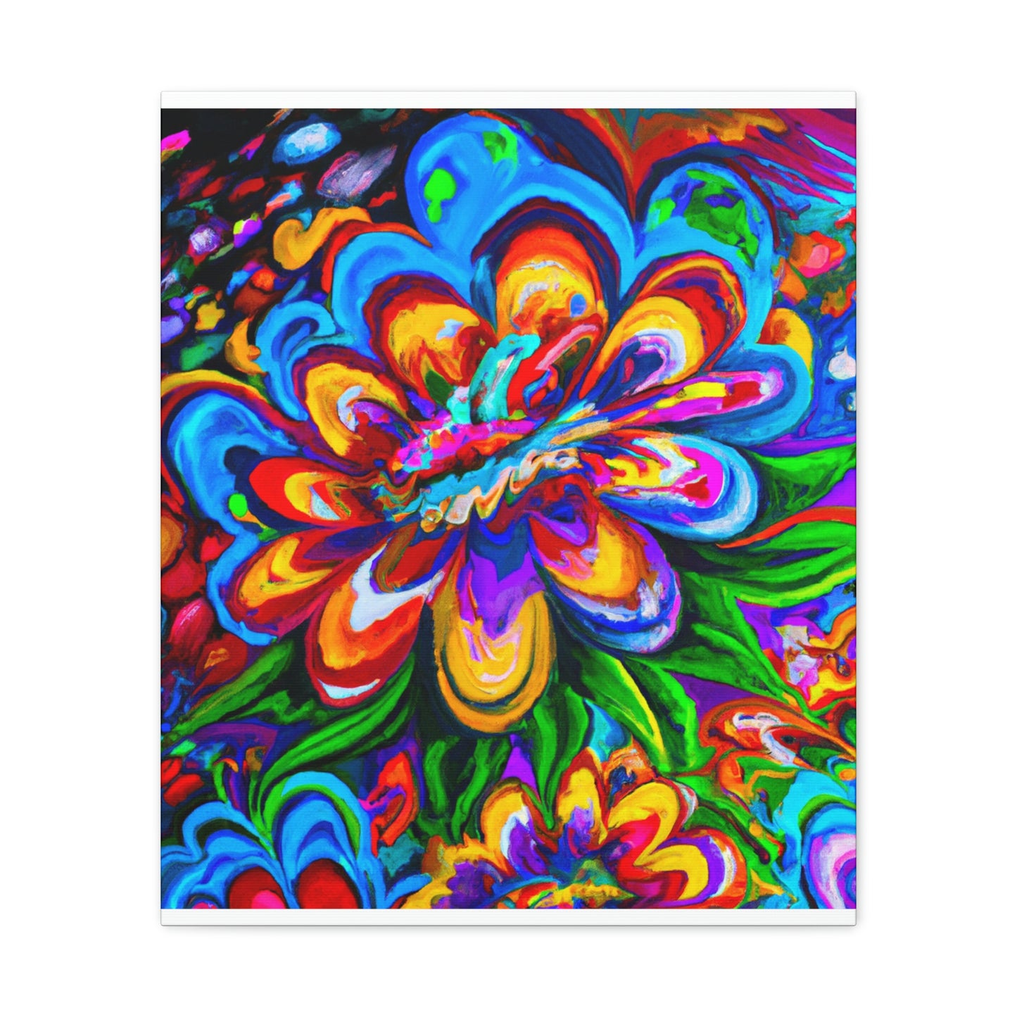 Fantasy Flora. - Canvas