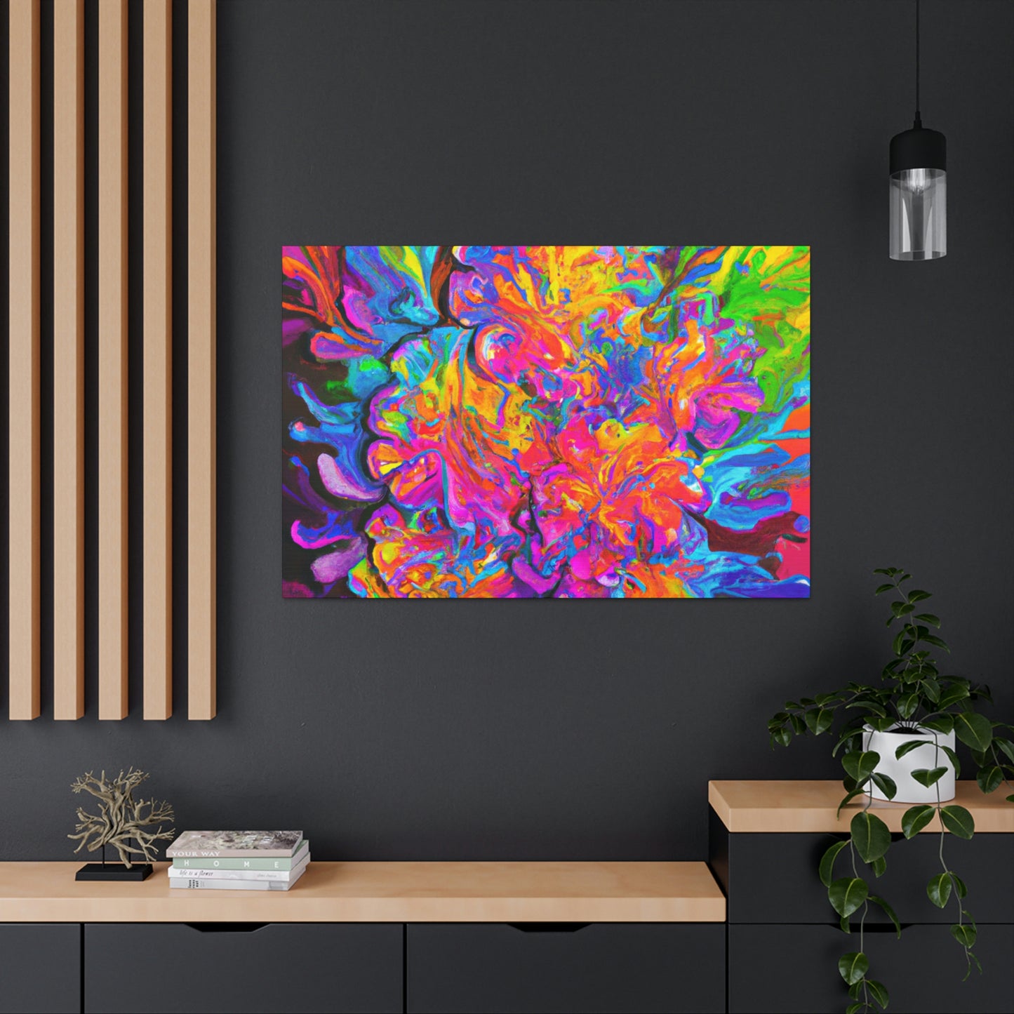 Vivid Blooms. - Canvas