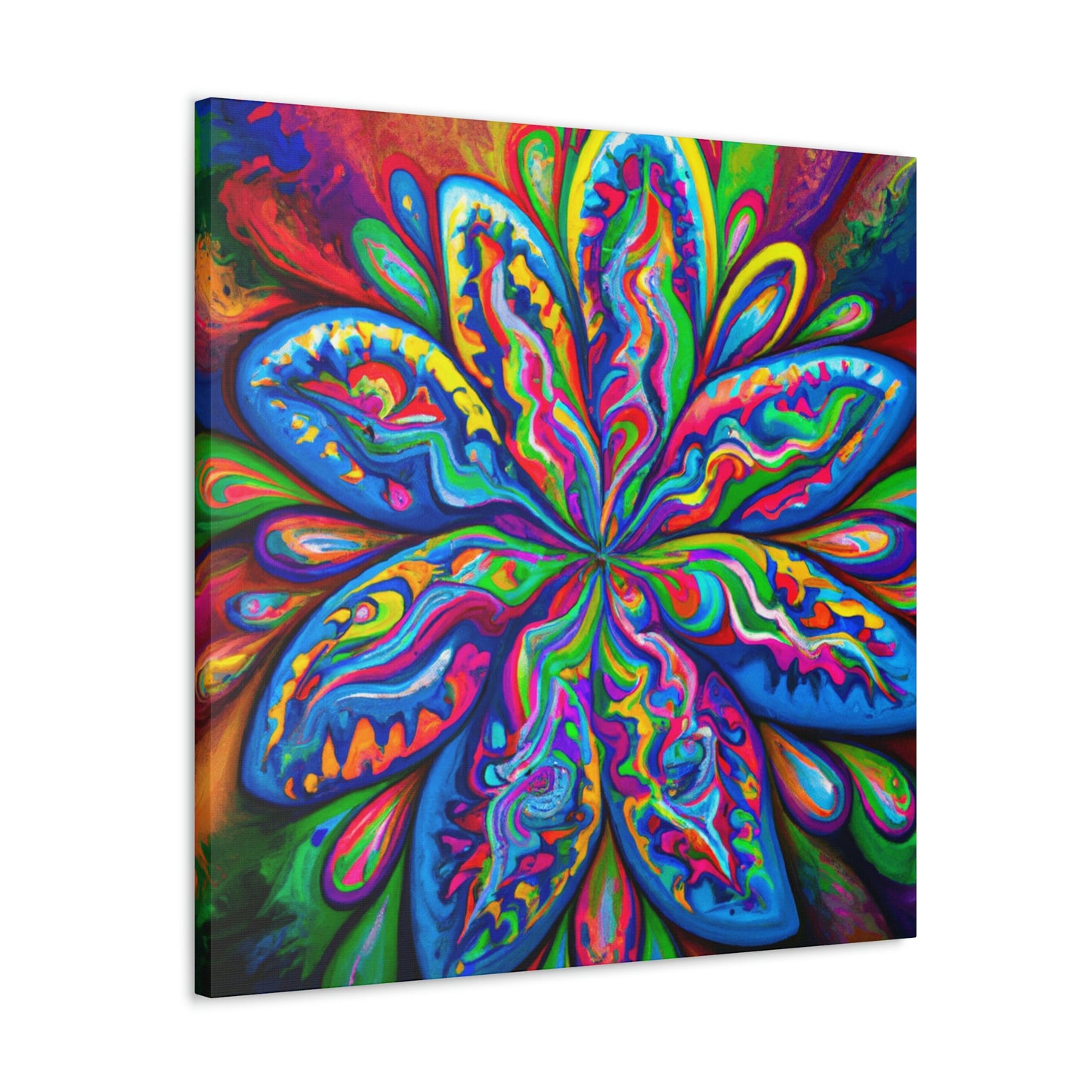Psychedelic Bloom - Canvas