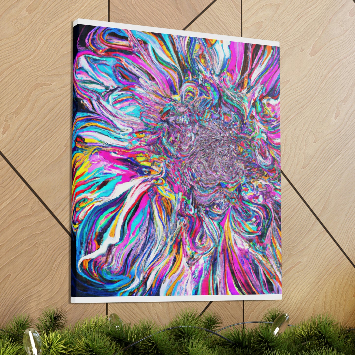Psychedelic Bloom. - Canvas