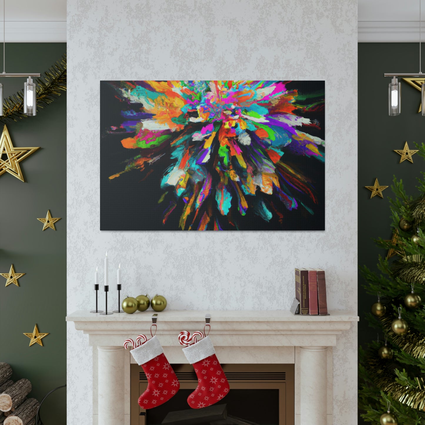 Psychedelic Bloom - Canvas