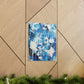 Blue Intricate Tiles - Canvas