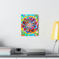 "Psychedelic Bloom" - Canvas