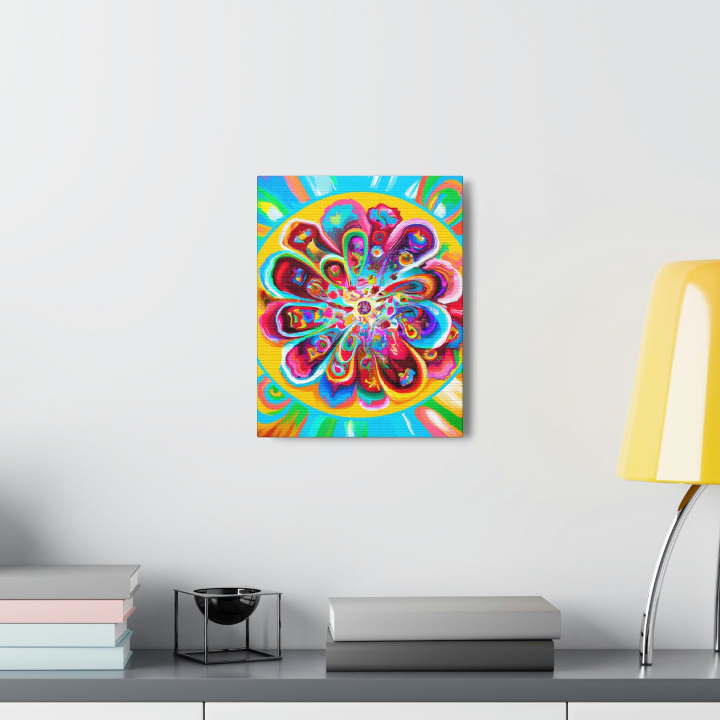 "Psychedelic Bloom" - Canvas