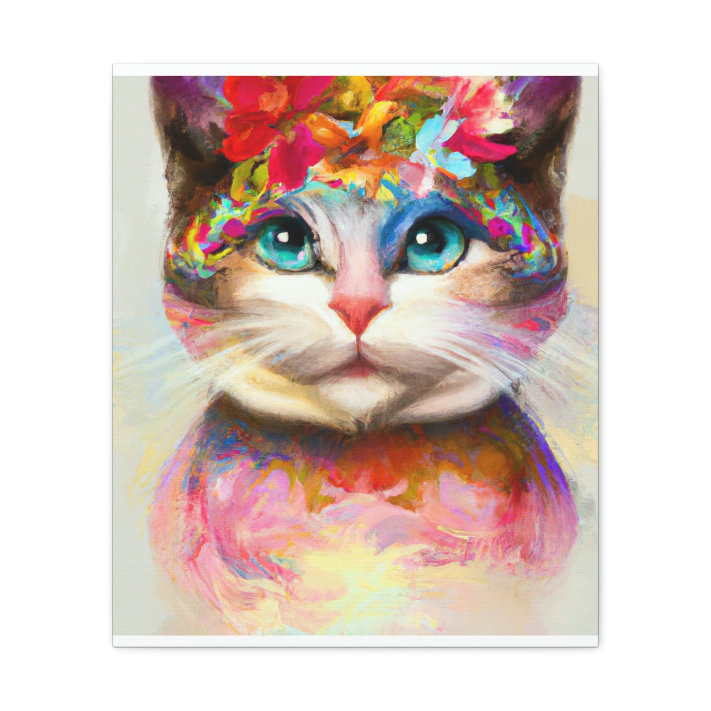 Bloom Cat - Canvas
