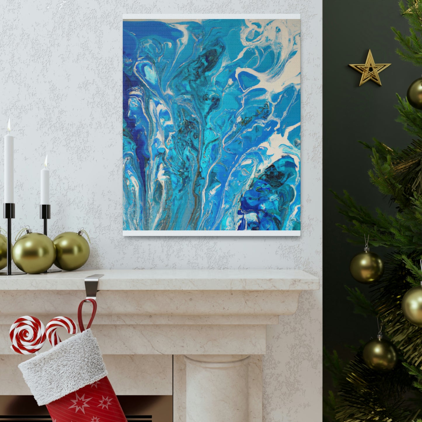 Blue Bliss. - Canvas