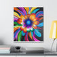 Psychedelic Bloom. - Canvas