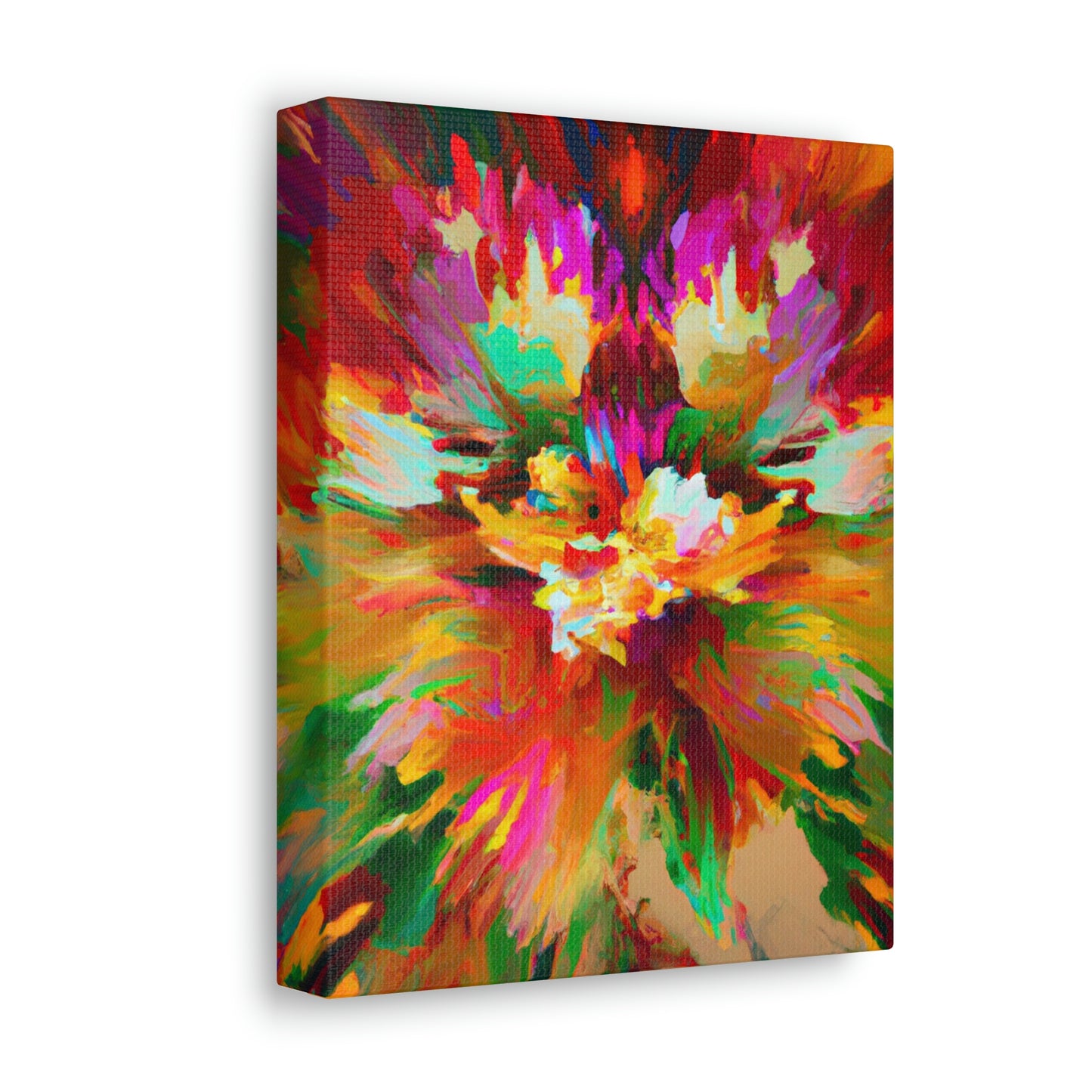 Illuminated Bloom. - Canvas