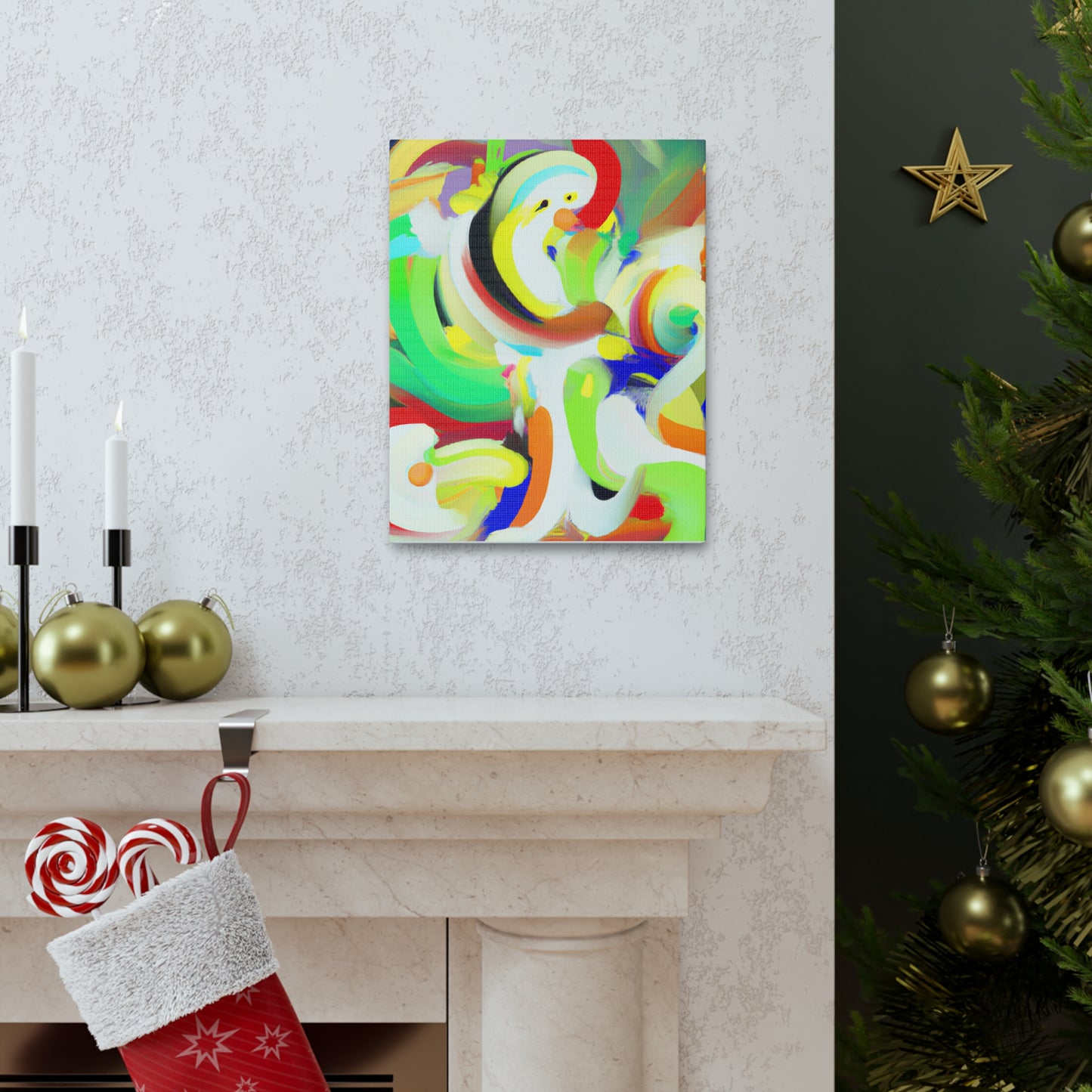 Radiant Brushstrokes - Canvas