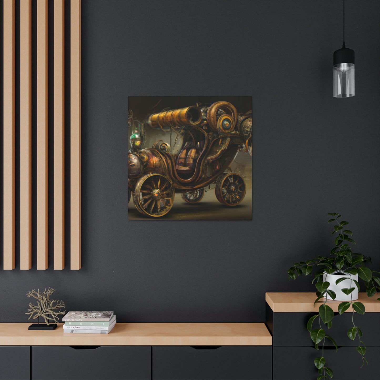 Steampunk Motorcar - Canvas