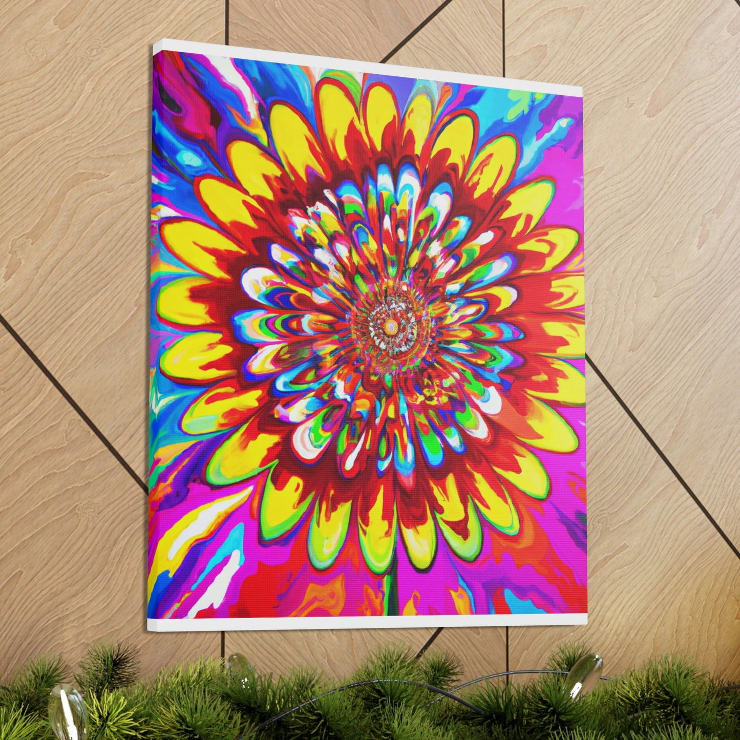 "Vivid Plume" - Canvas