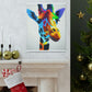 Vibrant Giraffe Dream. - Canvas