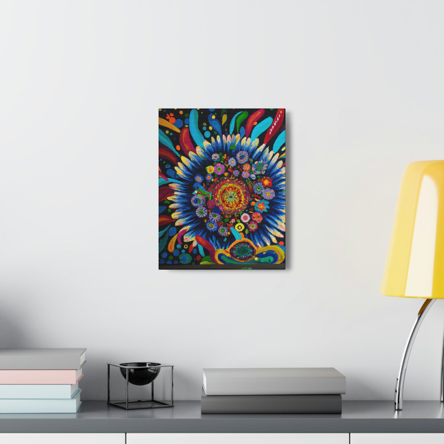 Vibrant Bloom. - Canvas