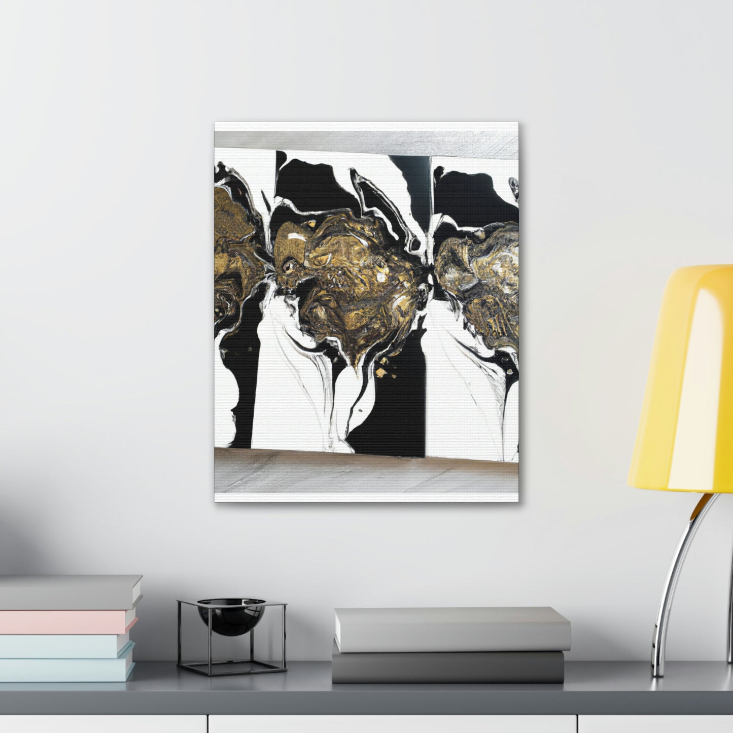 Cosmic Glitter Flow. - Canvas