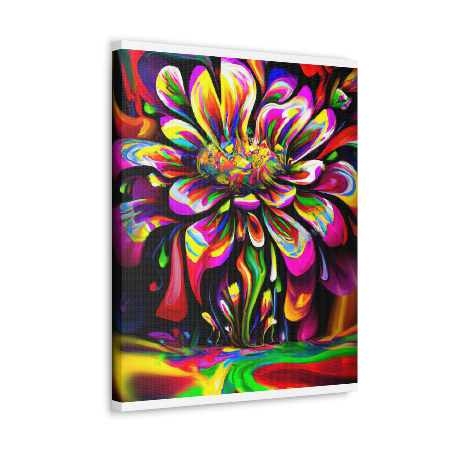 Groovy Bloom. - Canvas