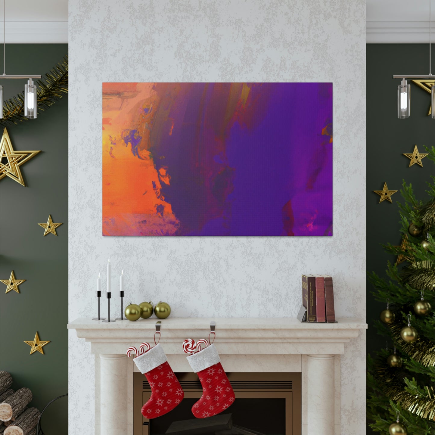 "Brushed Hues" - Canvas