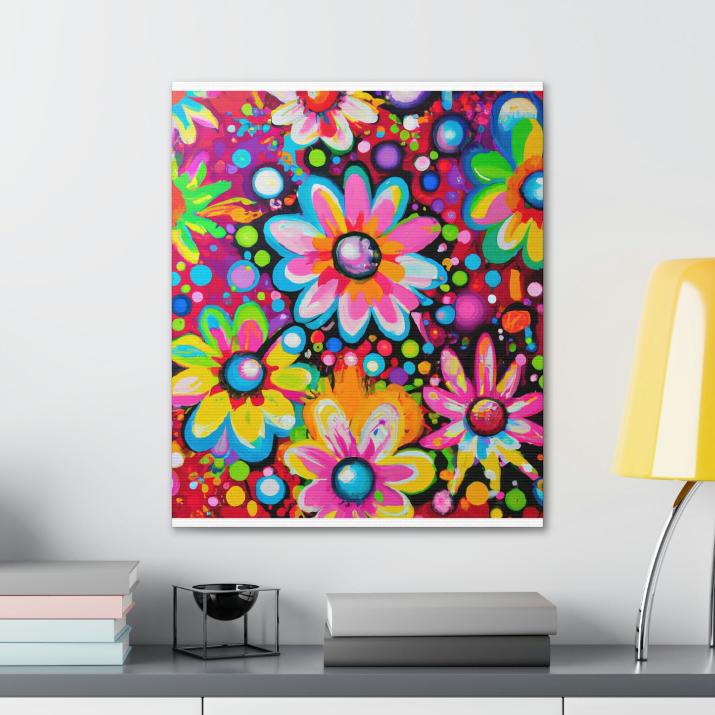 Vibrant Bloom. - Canvas