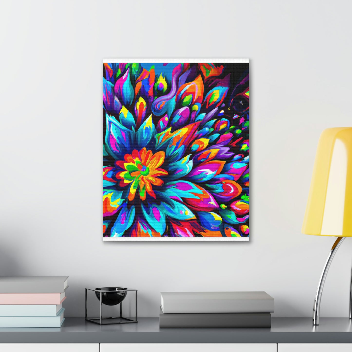 "Psychedelic Bloom" - Canvas