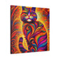 Feline Floral - Canvas