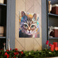 Feline Floral. - Canvas
