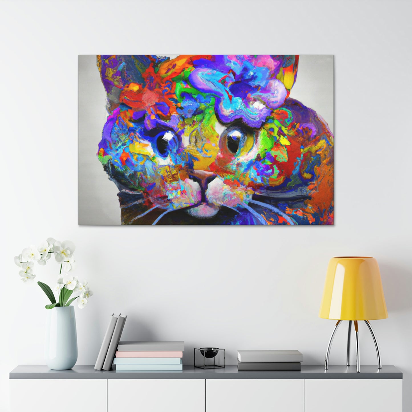 Dreamy Feline - Canvas