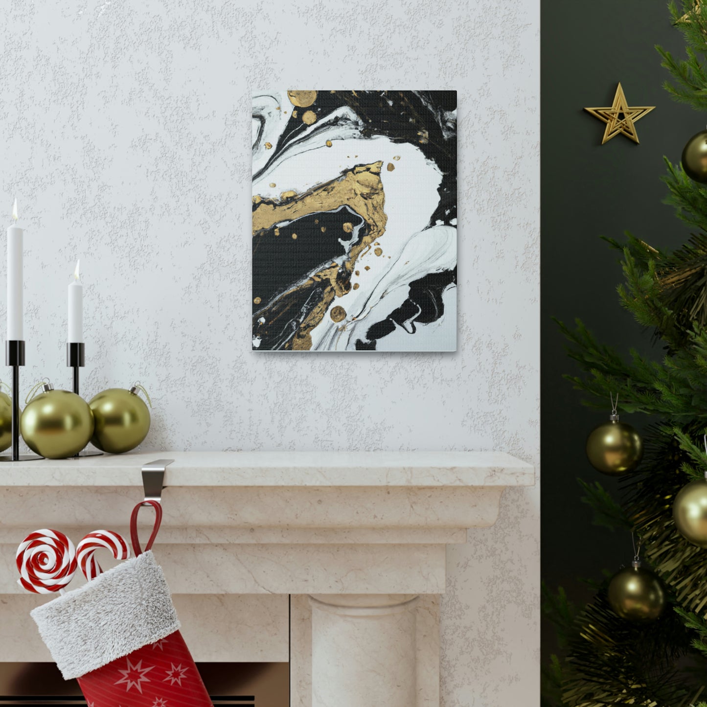 Opulent Splatter Luxe - Canvas