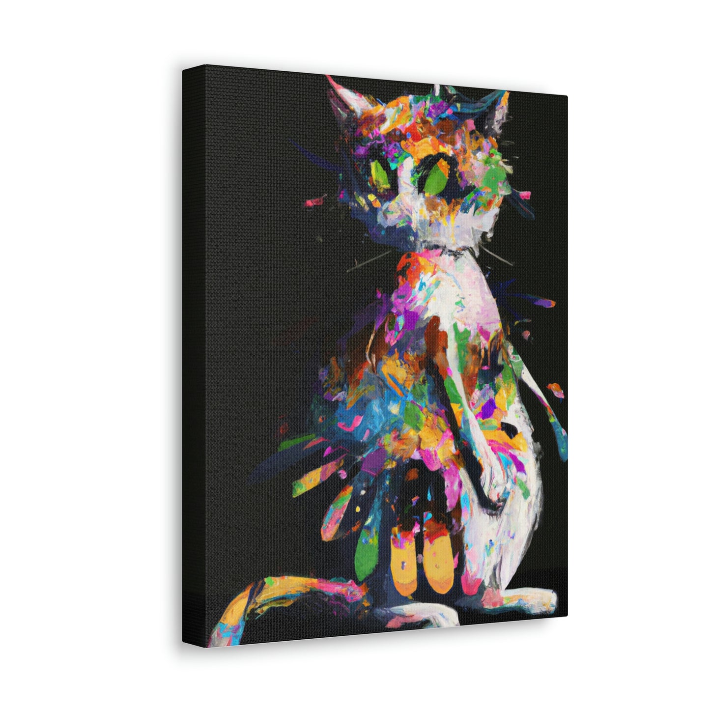 Flower Cat - Canvas