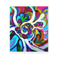 Psychedelic Bloom. - Canvas