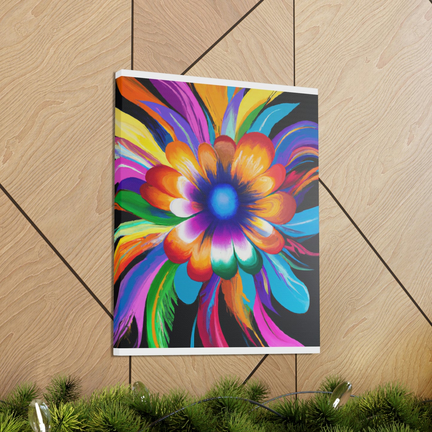 Psychedelic Bloom. - Canvas
