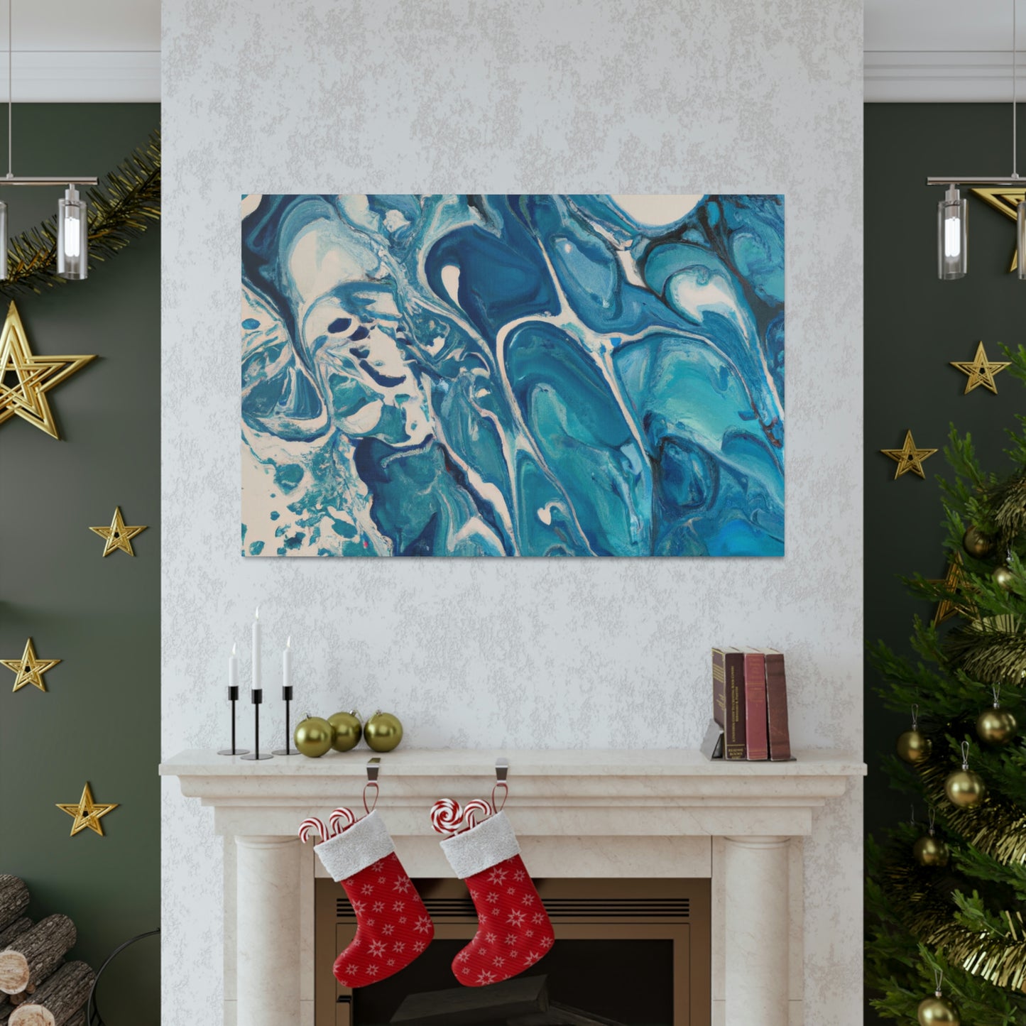 Celestial Flow - Canvas