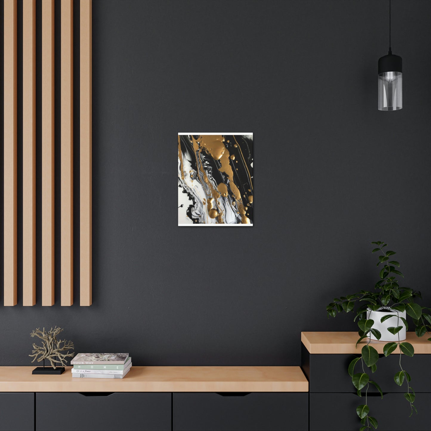 Glittering Noir Luxe - Canvas