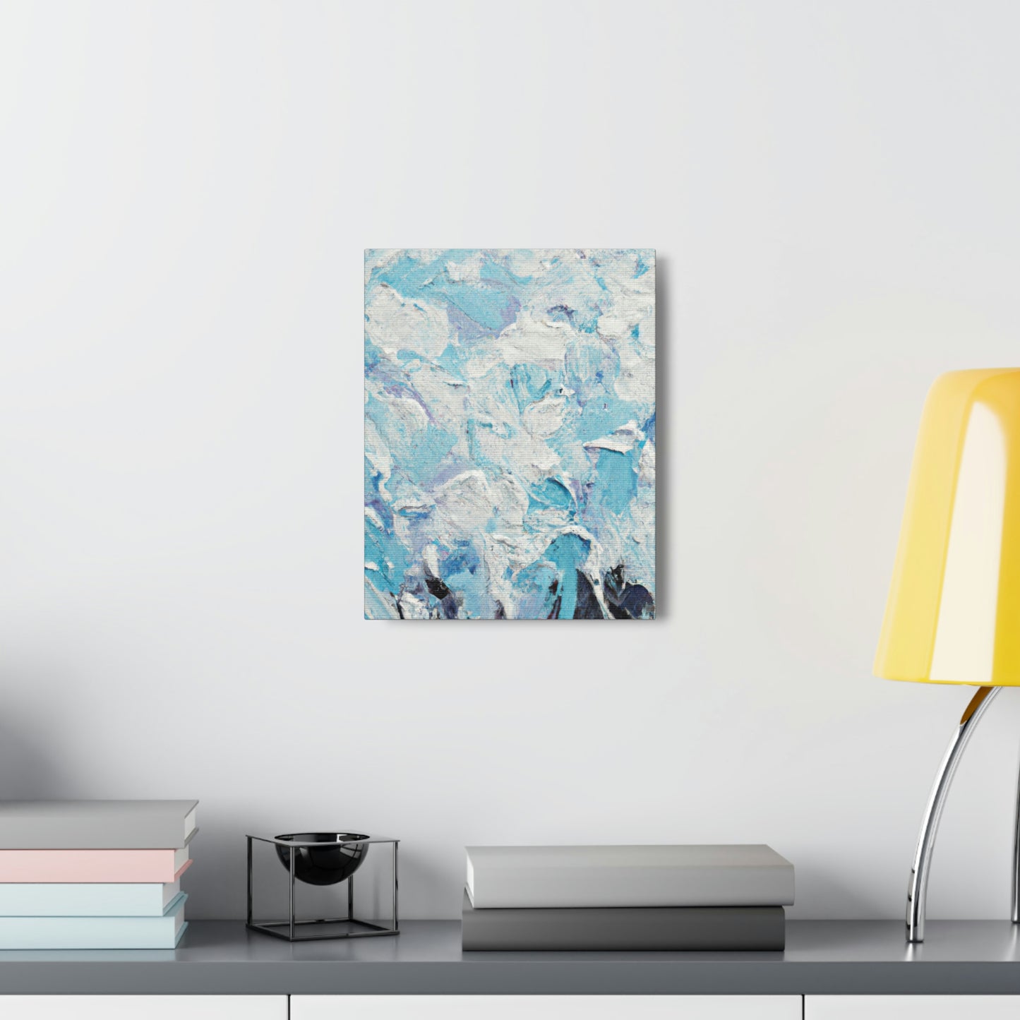 "Aqua Lace" - Canvas