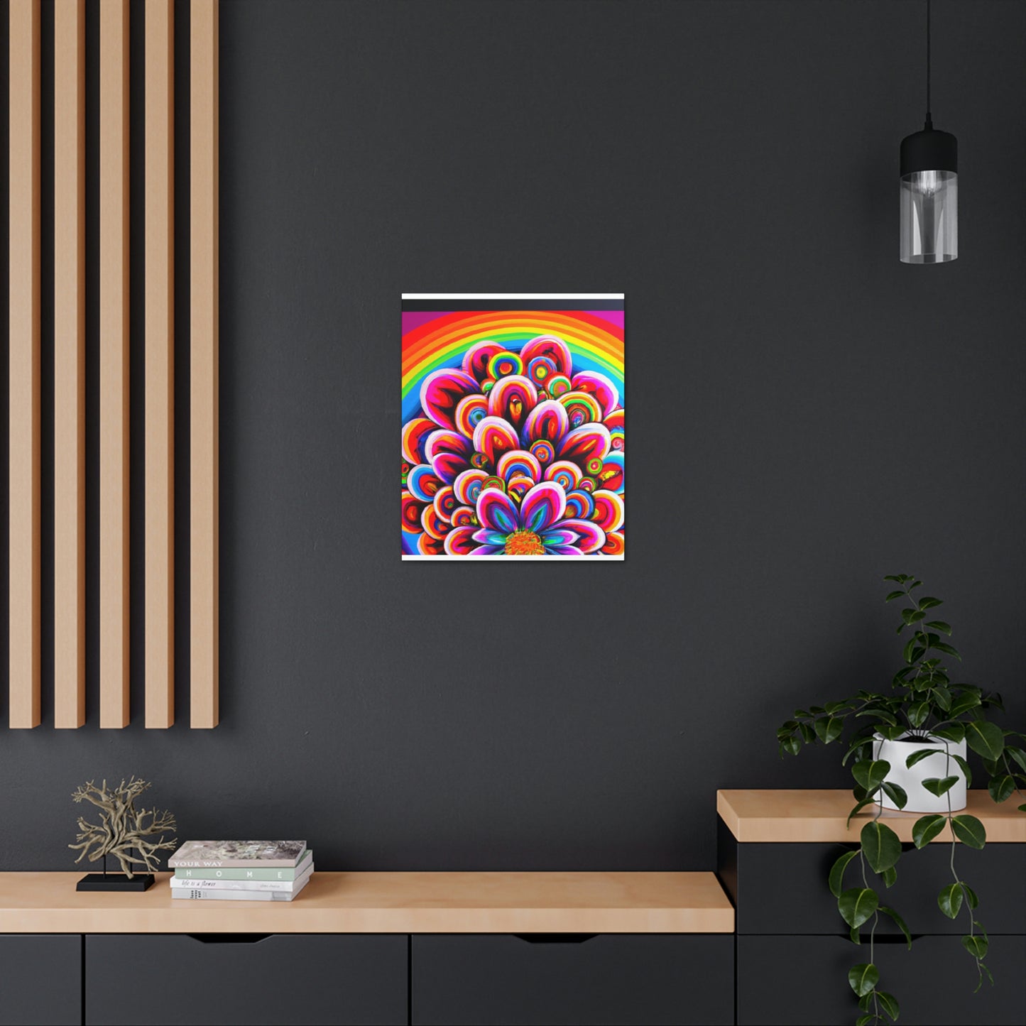 Vivacious Blooms. - Canvas