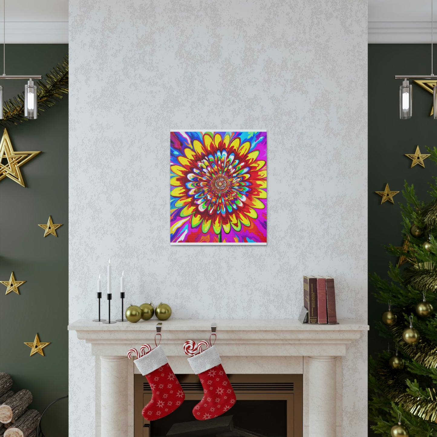 "Vivid Plume" - Canvas