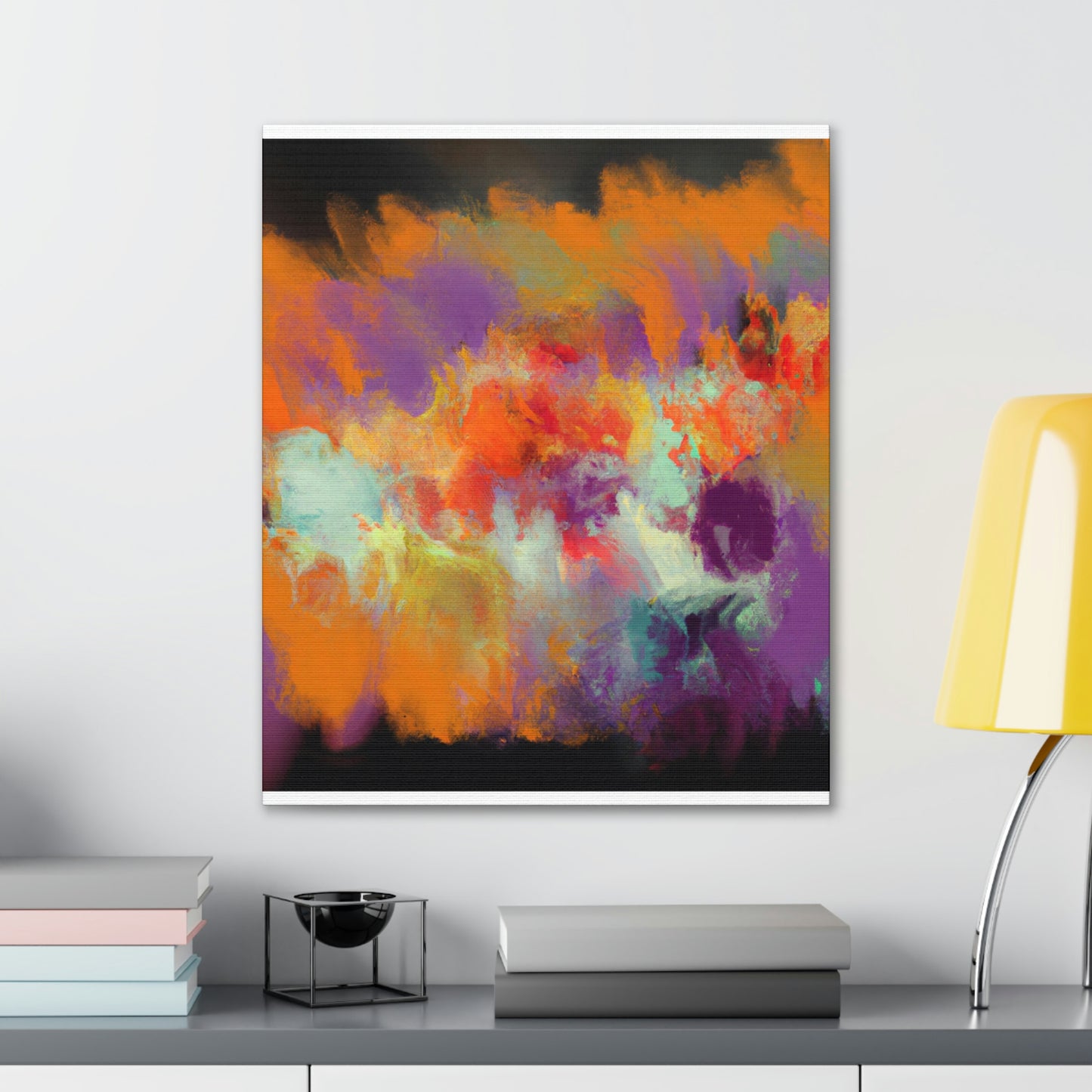 Coral Sparkle. - Canvas