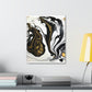 Ebony Gilded Flux - Canvas