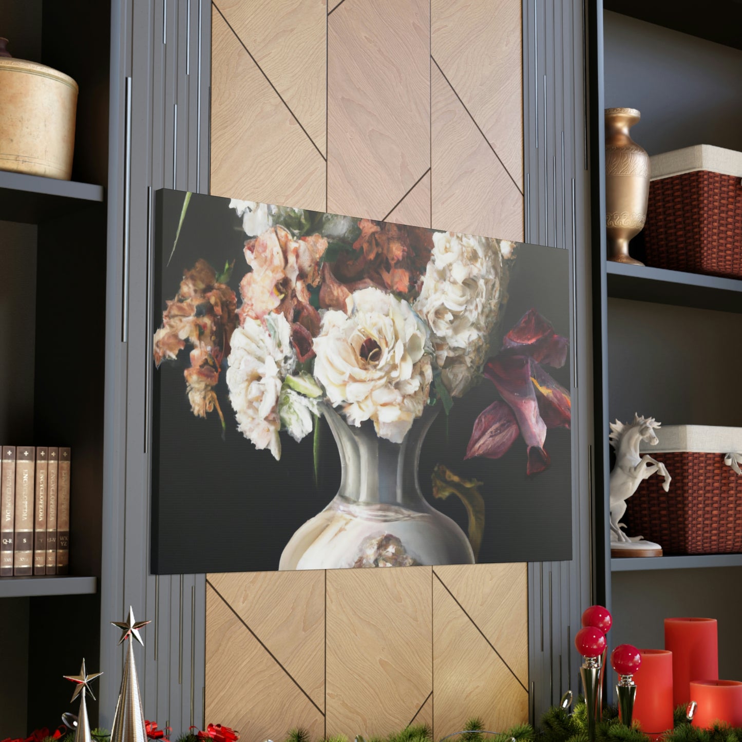 Tender Blooms Brushed. - Canvas