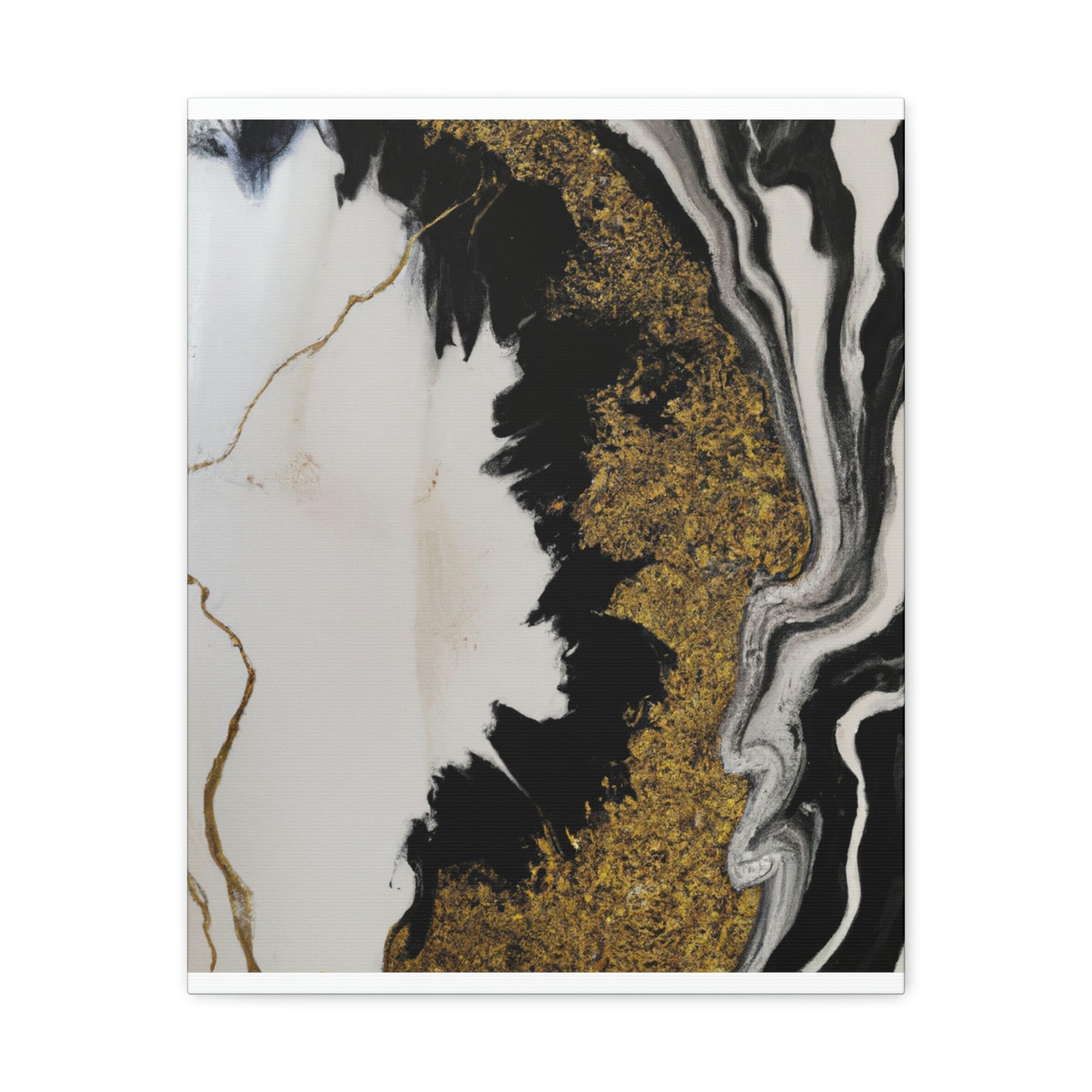 Golden Fusion Art - Canvas