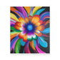 Psychedelic Bloom. - Canvas