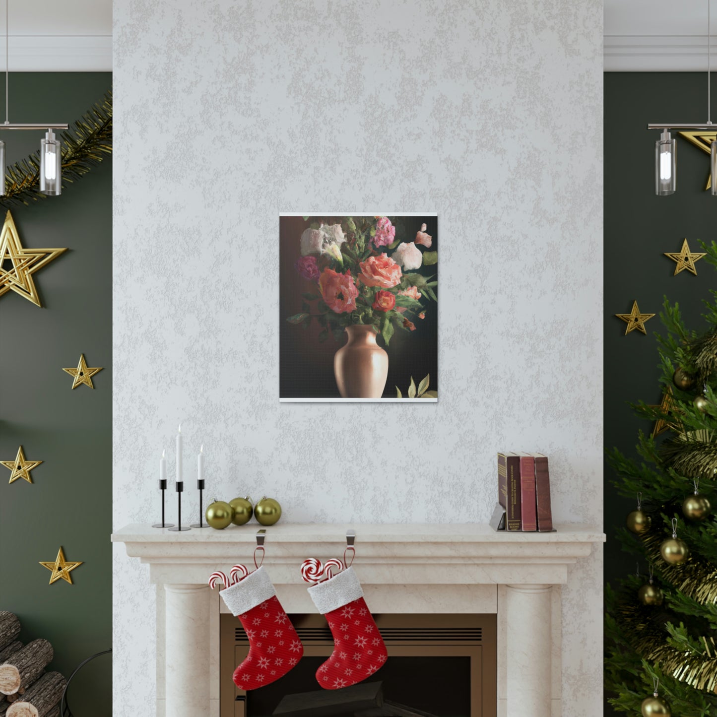 "Floral Finery Wonderland" - Canvas