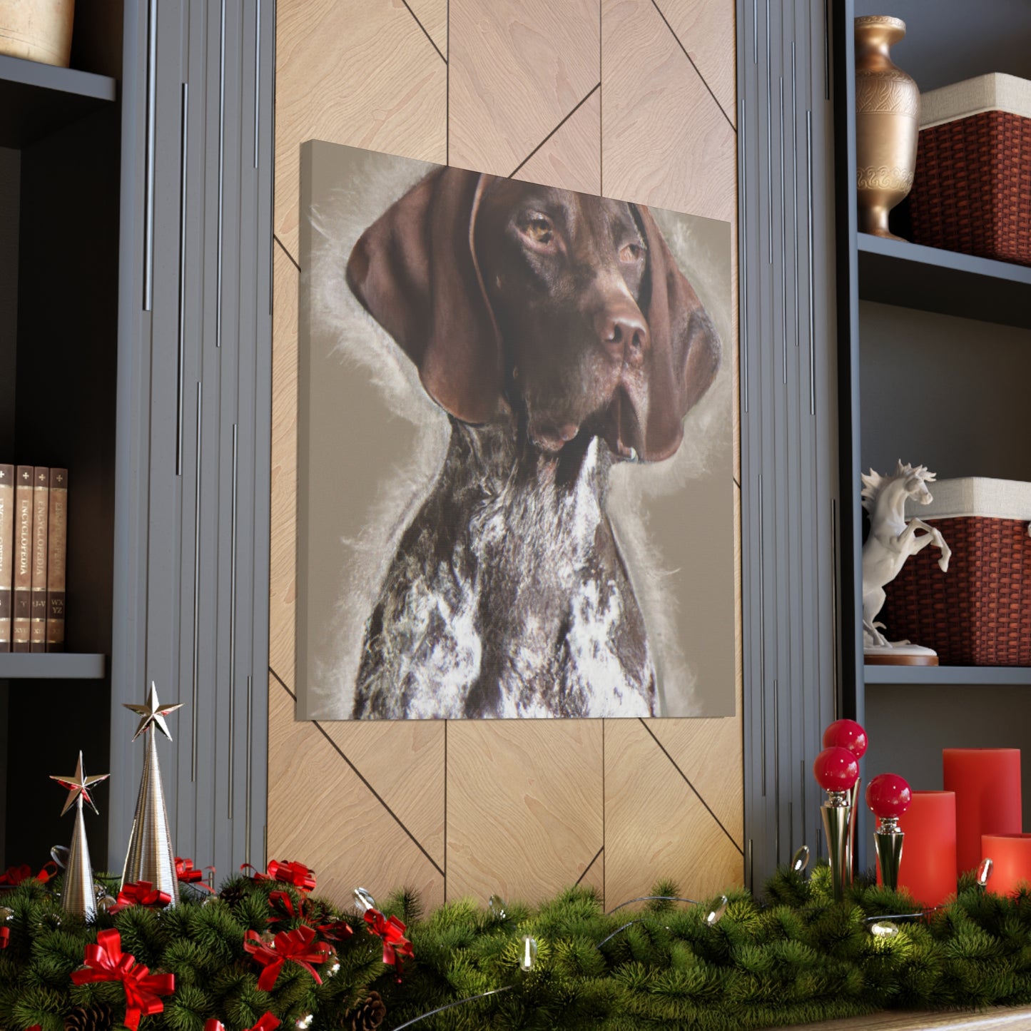 Pointer Posh. - Canvas
