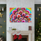 Vivacious Blooms. - Canvas
