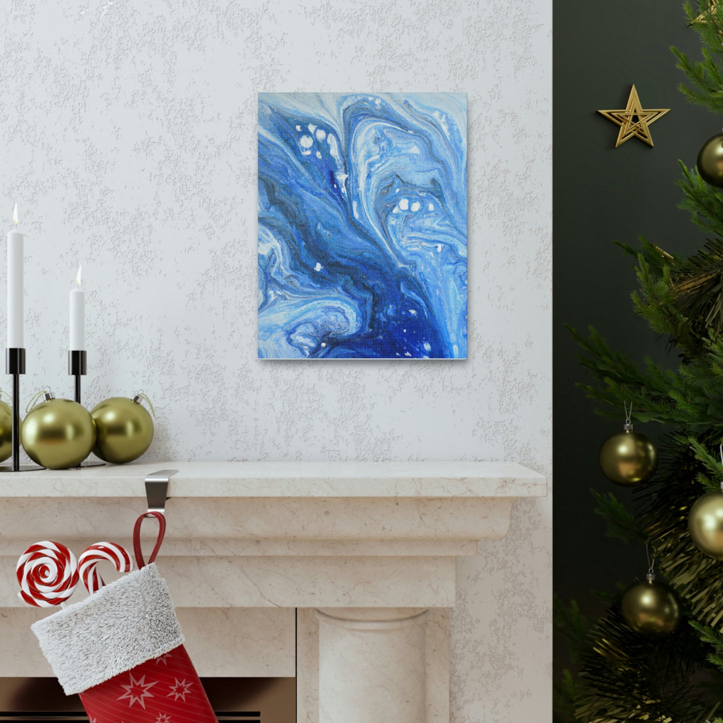 Cosmic Blue. - Canvas