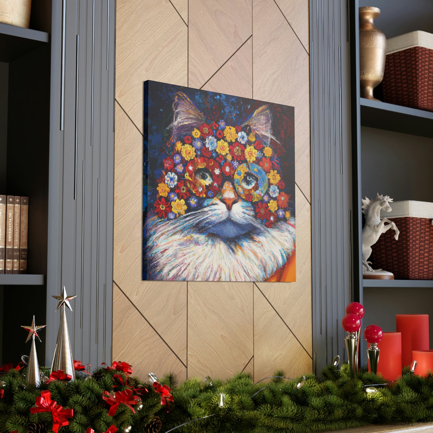 "Feline Vibrance" - Canvas