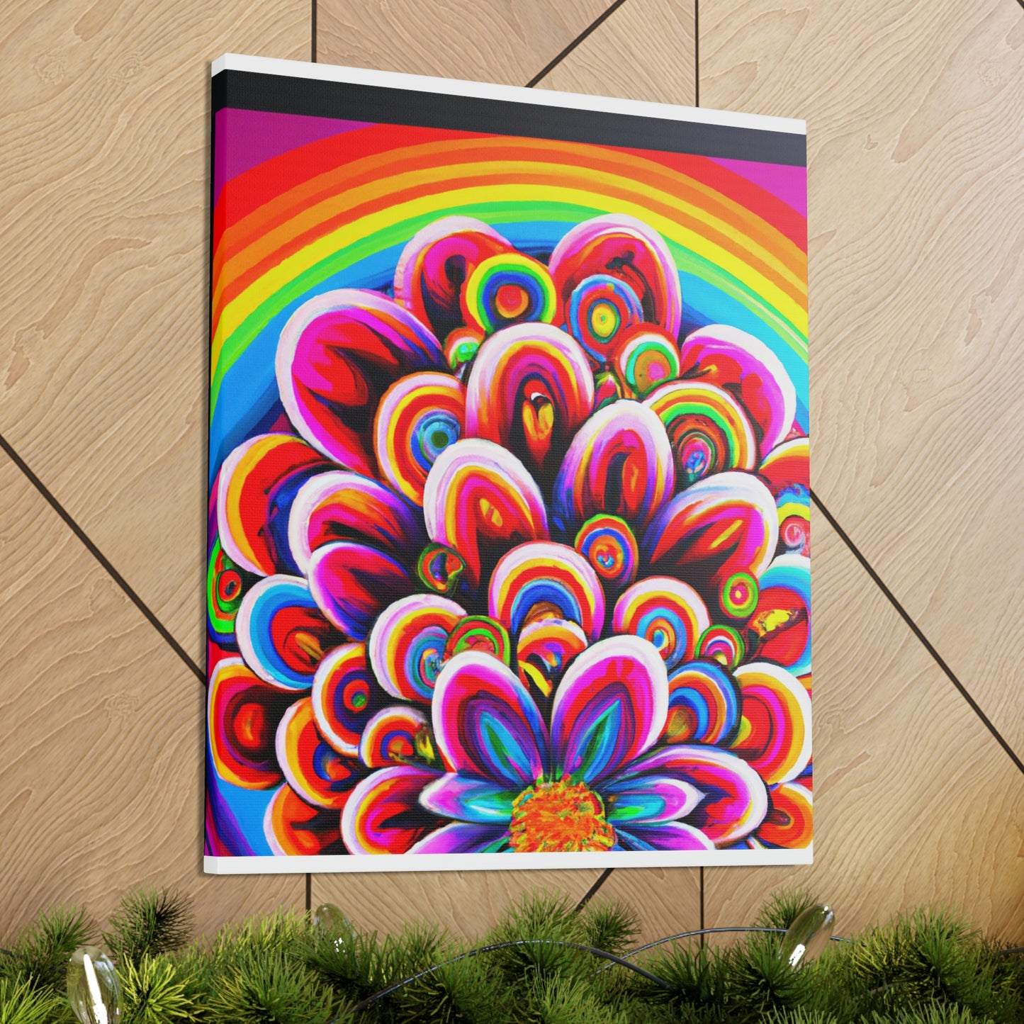 Vivacious Blooms. - Canvas